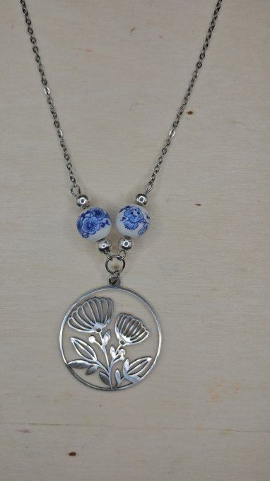 Collier fleur 