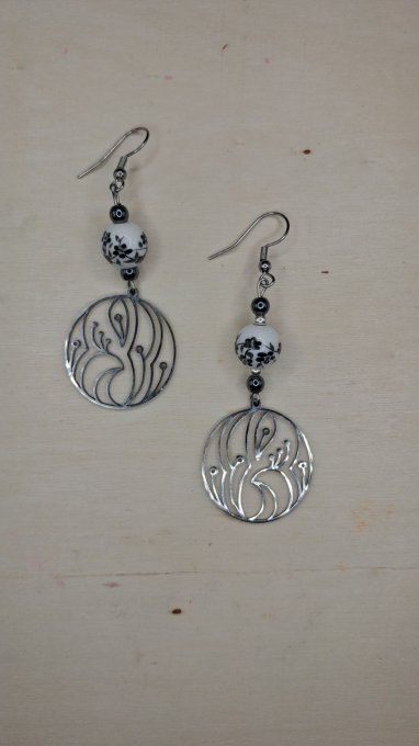 Boucles d’oreilles algues 