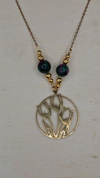Collier tulipe 