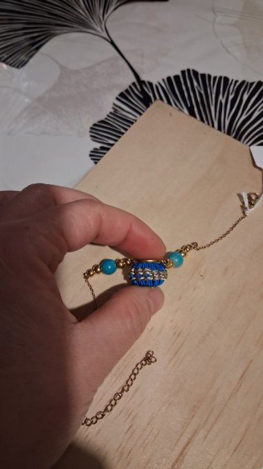 bracelet oeil bleu