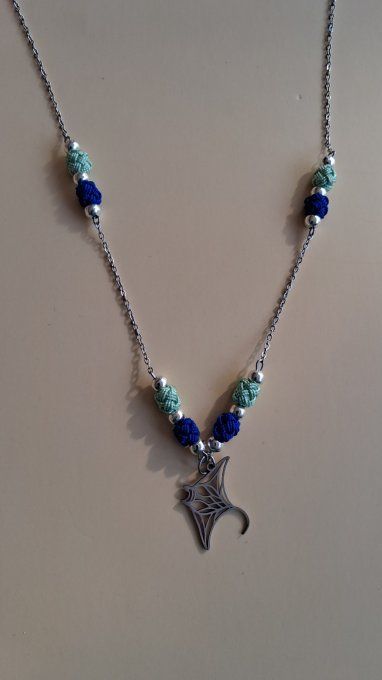    Collier Océan argenté