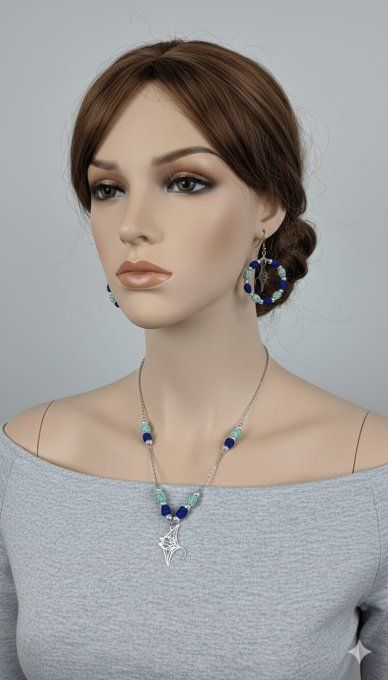    Collier Océan argenté