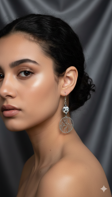 Boucles d’oreilles algues 