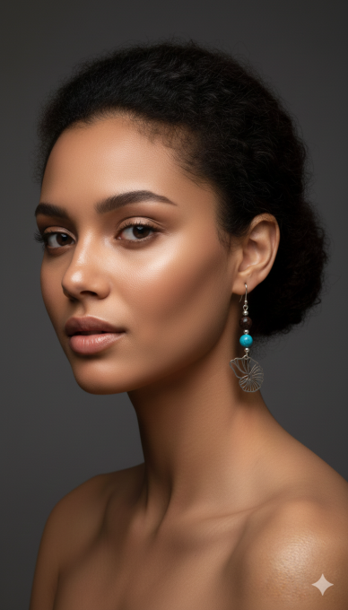 Boucles d’oreilles coquillage 