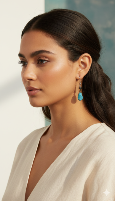 Boucles d’oreilles urdina